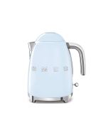 Smeg KLF03PBUK Cordless Jug Kettle in Pastel Blue 3D Logo