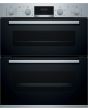 Bosch NBS533BS0B Built-Under Double Electric Oven in Stainless Steel