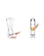 Dyson HF1 Hot+Cool Remote Link Pre-Heat Heater And Cooling Fan - White/Nickel