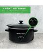 Hamilton Beach HBSC040B Slow Cooker 3.5 Litre in Black