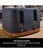 Morphy Richards 243101 Toaster 4 Slice In Grey Flint Clay Range