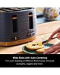 Morphy Richards 243101 Toaster 4 Slice In Grey Flint Clay Range
