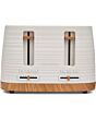 Morphy Richards 243102 Toaster 4 Slice in White China Clay Range