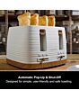 Morphy Richards 243102 Toaster 4 Slice in White China Clay Range