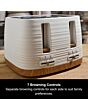 Morphy Richards 243102 Toaster 4 Slice in White China Clay Range