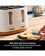 Morphy Richards 243102 Toaster 4 Slice in White China Clay Range