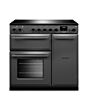 Rangemaster AURA90EIP/19285 90cm Induction Range Cooker - Slate with Onyx trim