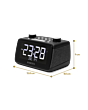 Roberts ORTUS4B Radio Alarm Clock Large Display DAB+ in Black