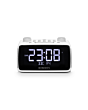 Roberts ORTUS4W Radio Alarm Clock Large Display DAB+ in White