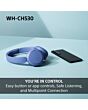 Sony WHCH530L.CE7 Wireless Over ear headphones - Blue