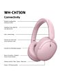 Sony WHCH730NP.CE7 Wireless Noise Cancelling Over ear headphones - Pink