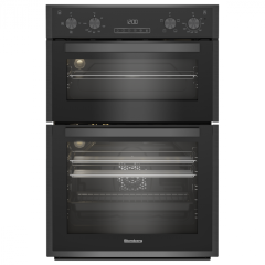 Blomberg RODN9202DX 59.4cm Built In Electric Double Oven - Dark Steel
