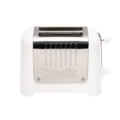 Dualit 26203 2 Slice Lite Toaster in Gloss White