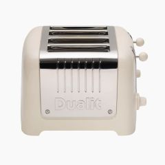Dualit 46263 4 Slice Lite Toaster in Canvas White