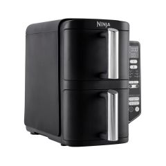 Ninja SL300UK Air Fryer Double Stack 2 Drawer 7.6l in Black