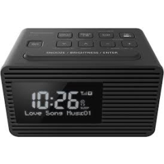 Panasonic RCD8EBK Clock Radio Alarm with DAB + FM