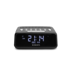 Roberts ORTUSDABB DAB+ Clock Radio Dual Alarm USB Charging in Black