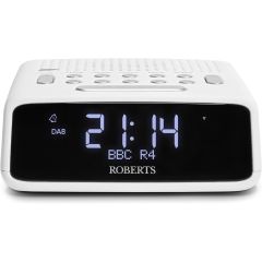 Roberts ORTUSFMW FM Radio Alarm Clock in White
