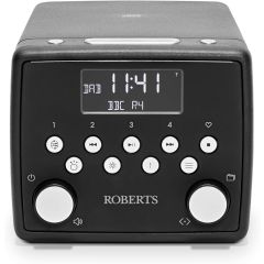 Roberts SOUND49B Alarm Clock CD DAB+ Bluetooth in Black