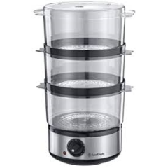 Russell Hobbs 14453 Compact Food Steamer in Brushed Stainless
