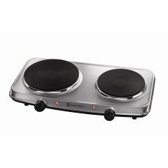Russell Hobbs 15199 2 Plate Mini Hob Stainless Steel
