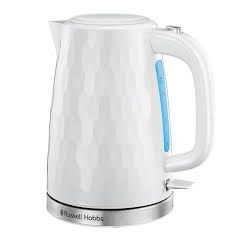 Russell Hobbs 26050 Kettle 1.7 Litre in White Honeycomb Effect