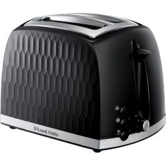 Russell Hobbs 26061 2 Slice Toaster in Black Honeycomb Effect
