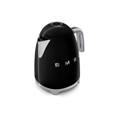 Smeg KLF03BLUK Cordless Jug Kettle in Black 3D Logo