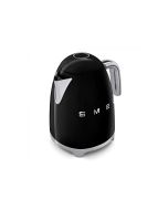Smeg KLF03BLUK Cordless Jug Kettle in Black 3D Logo