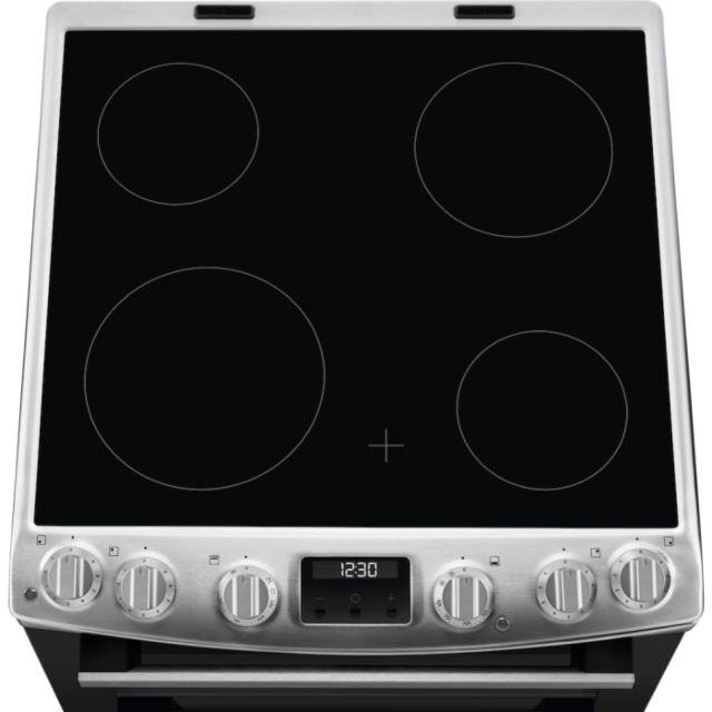 AEG CCX6530ACM Cooker 60cm Ceramic Hob in Stainless Steel
