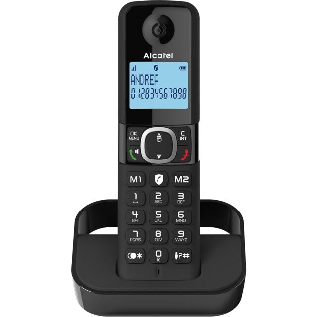 Alcatel F860SINGLE Cordless Phone With Answer Machine