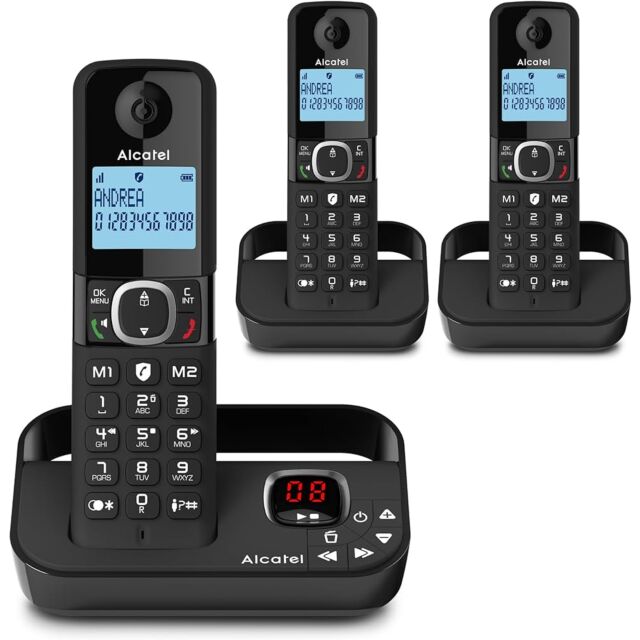 Alcatel F860TRIO F860 DECT PHONE WITH VOICEMAIL TRIO