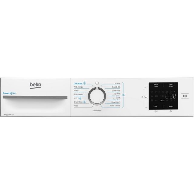 Beko BM3WT3941W 9kg 1400 Spin Washing Machine - White