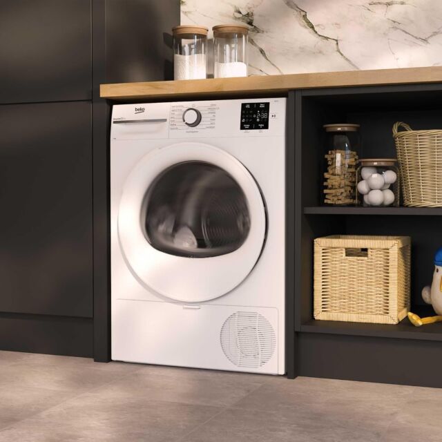 Beko BMN3T3823W 8kg Heat Pump Tumble Dryer - White