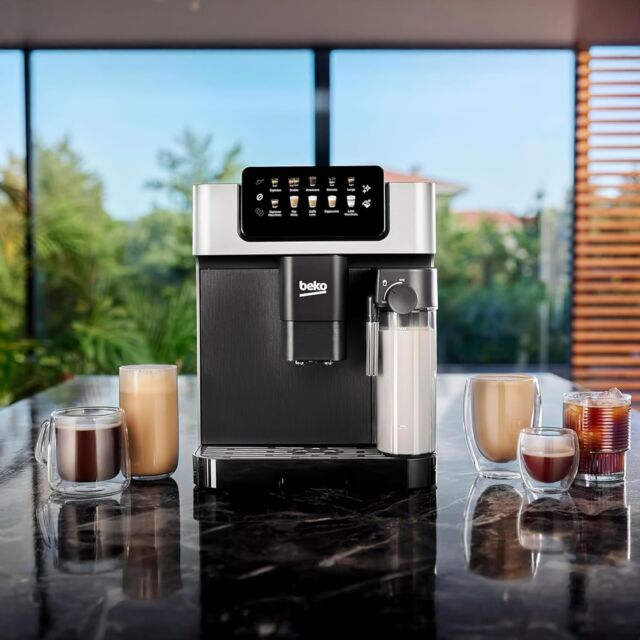 Beko CEG7304X Bean to Cup Fully Automatic Espresso Machine with Integrated Milk Jug - Silver
