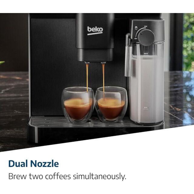 Beko CEG7304X Bean to Cup Fully Automatic Espresso Machine with Integrated Milk Jug - Silver