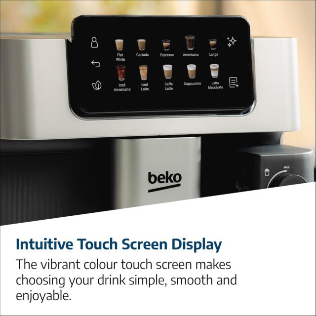 Beko CEG7348X Bean To Cup Fully Automatic Espresso Machine - Silver