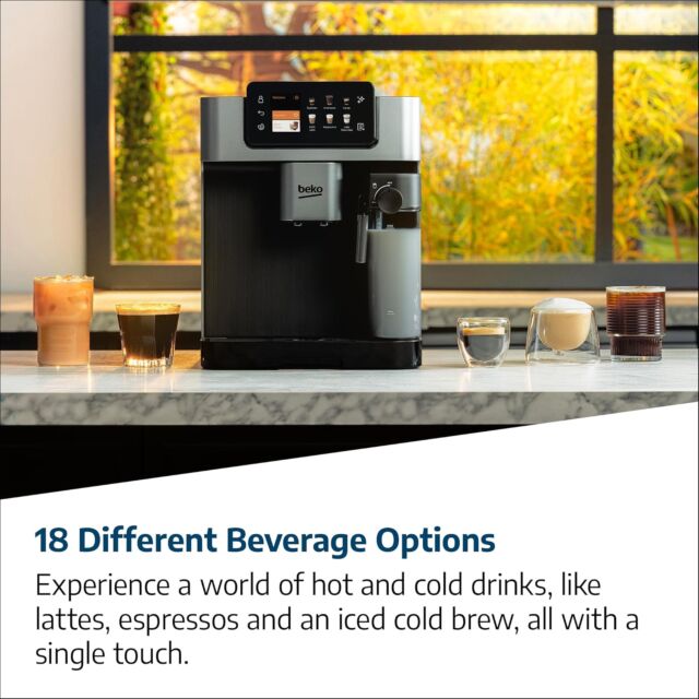 Beko CEG7348X Bean To Cup Fully Automatic Espresso Machine - Silver