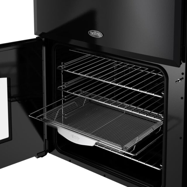 Belling FMRA60EB Farmhouse Cooker Electric 60cm in Black (444411810)