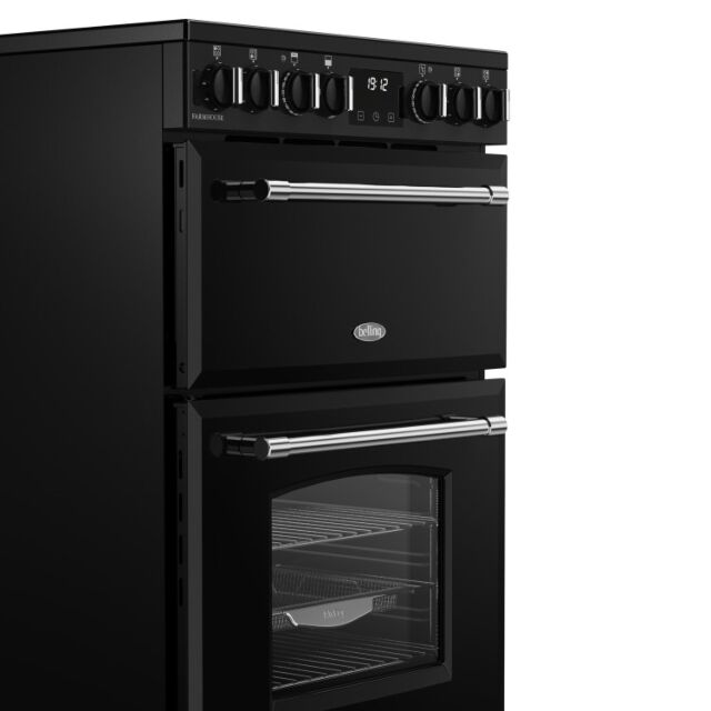 Belling FMRA60EB Farmhouse Cooker Electric 60cm in Black (444411810)