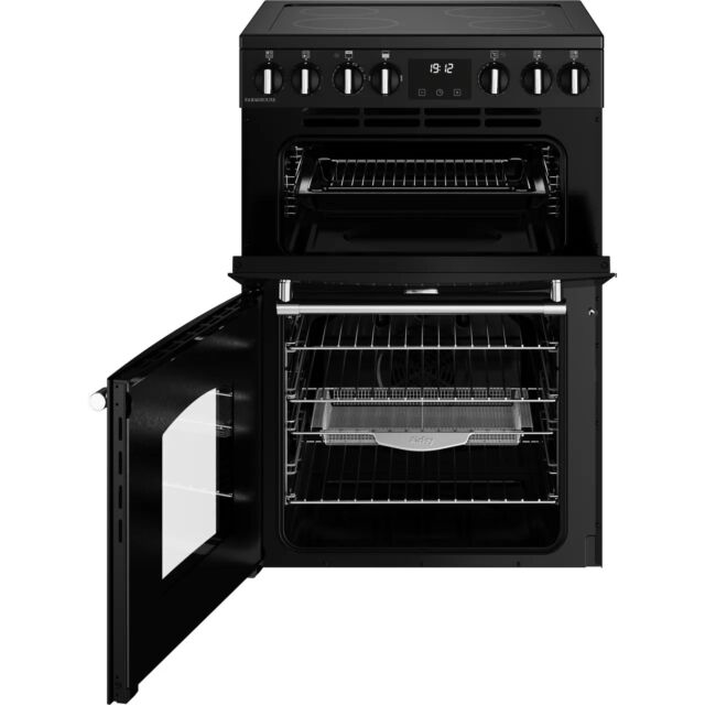 Belling FMRA60EIB Farmhouse Cooker Electric Induction Hob 60cm in Black (444411815) 