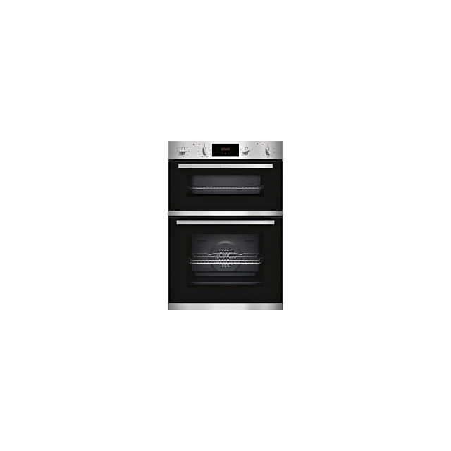 Blomberg ROTN9202DX Built Under Electric Double Oven in Dark Steel