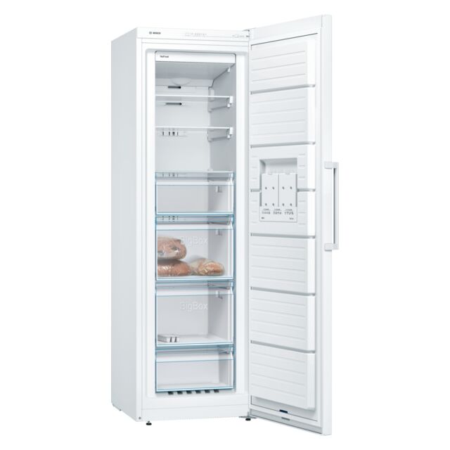 Bosch GSN36VWEPG Freezer NoFrost H186cm in White (CLAIM £100 CASH BACK UNTIL 23.9.25)