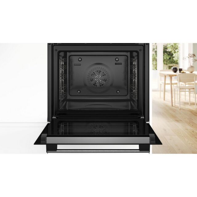 Bosch HQA574BS3B Single Oven Pyrolytic in Stainless Steel