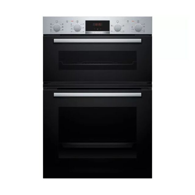 Bosch MBA533BS3B Series 4, 60cm Built In Double Oven - Stainless Steel
