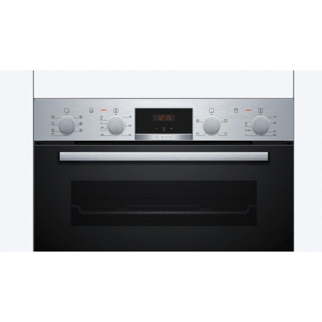Bosch MBA533BS3B Series 4, 60cm Built In Double Oven - Stainless Steel