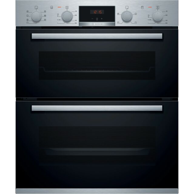 Bosch NBS533BS0B Built-Under Double Electric Oven in Stainless Steel