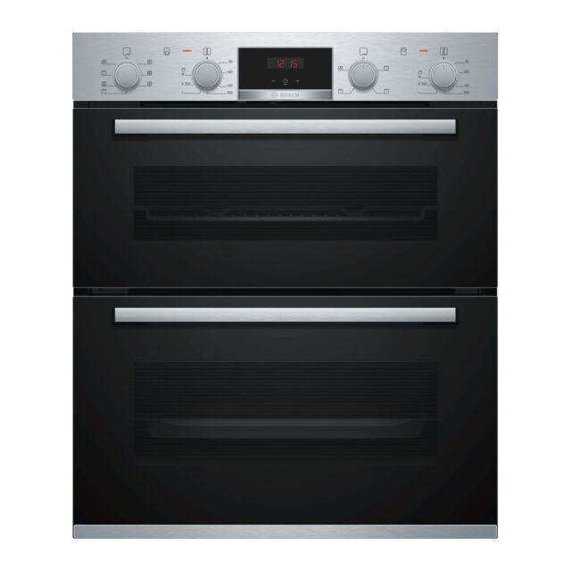 Bosch NBS533BS0B Built-Under Double Electric Oven in Stainless Steel