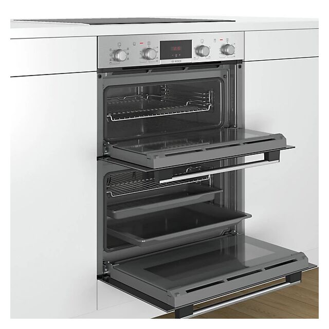 Bosch NBS533BS0B Built-Under Double Electric Oven in Stainless Steel