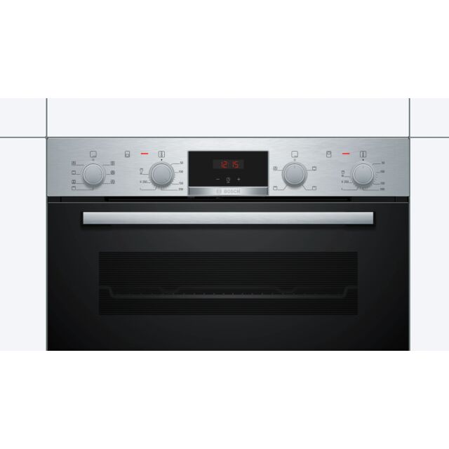 Bosch NBS533BS0B Built-Under Double Electric Oven in Stainless Steel